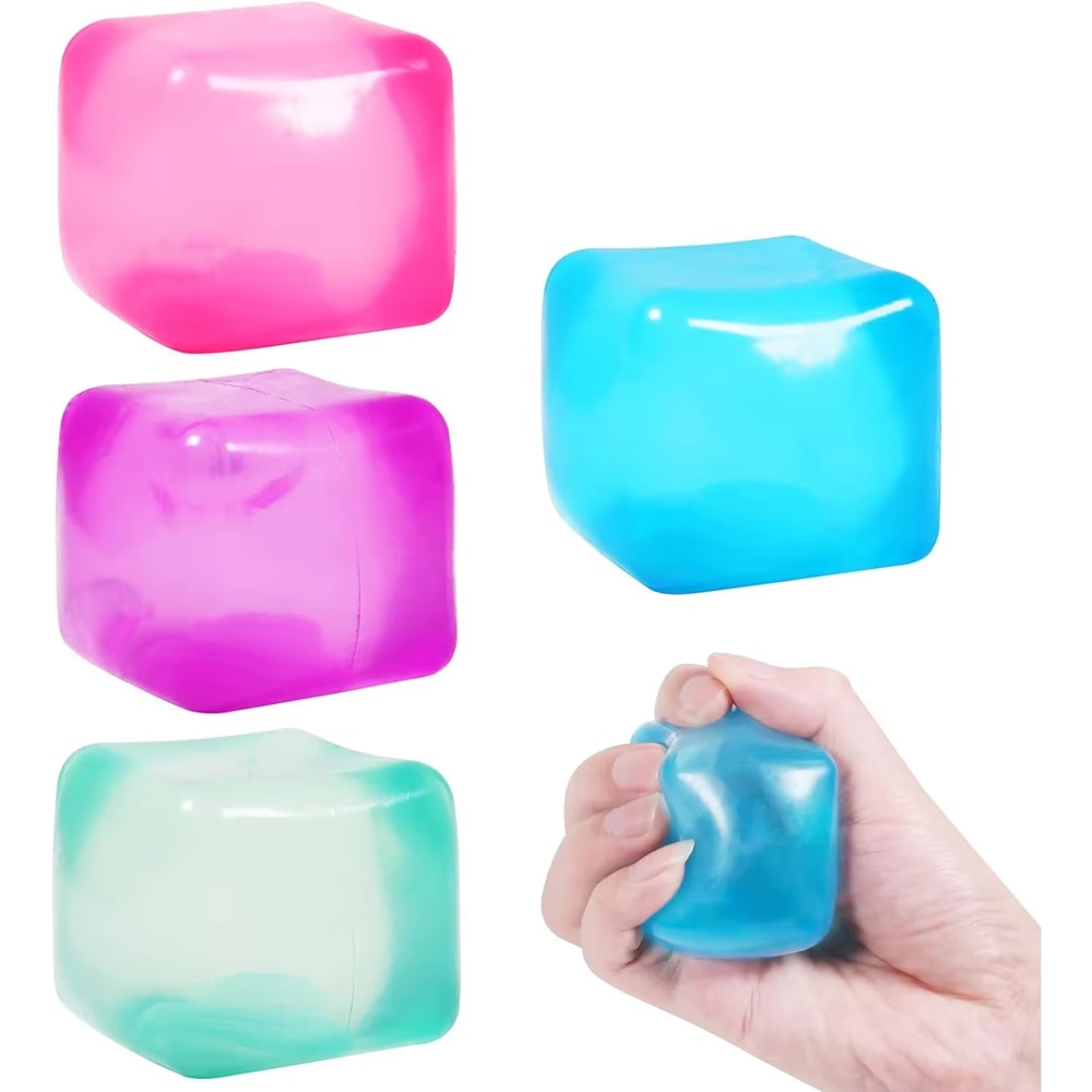 Gel Ice Cube Stress Relief Toy Cooling stress relief toy for Focus & Calm