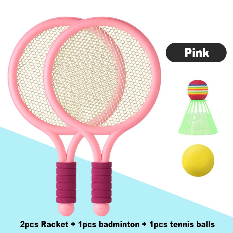 Kids Badminton Racket Set Outdoor Play Kit for Ages Lightweight Starter Sports Set