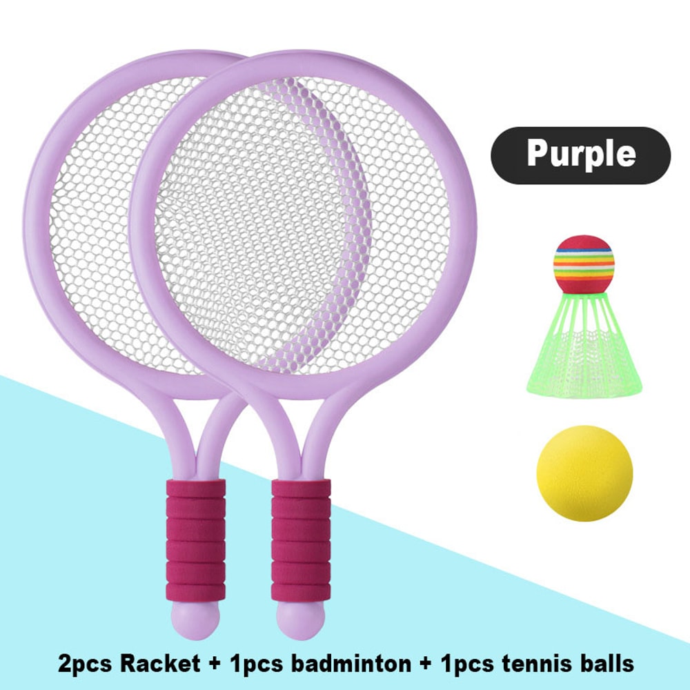 Kids Badminton Racket Set Outdoor Play Kit for Ages Lightweight Starter Sports Set