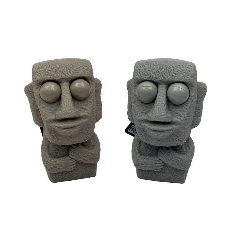 Moai Stress Relief Squeeze Toy Slow Rising Soft Squishy Desk Toy 4
