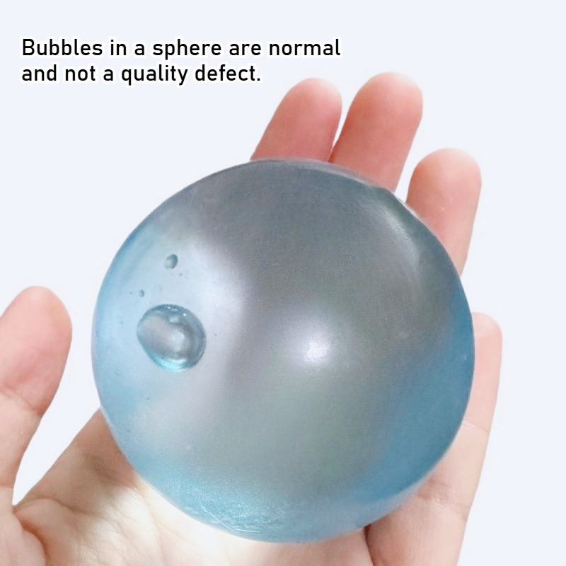Blue Mochi Squishy Stress Ball Soft Quick Rebound Stress Relief Fidget Toy 2
