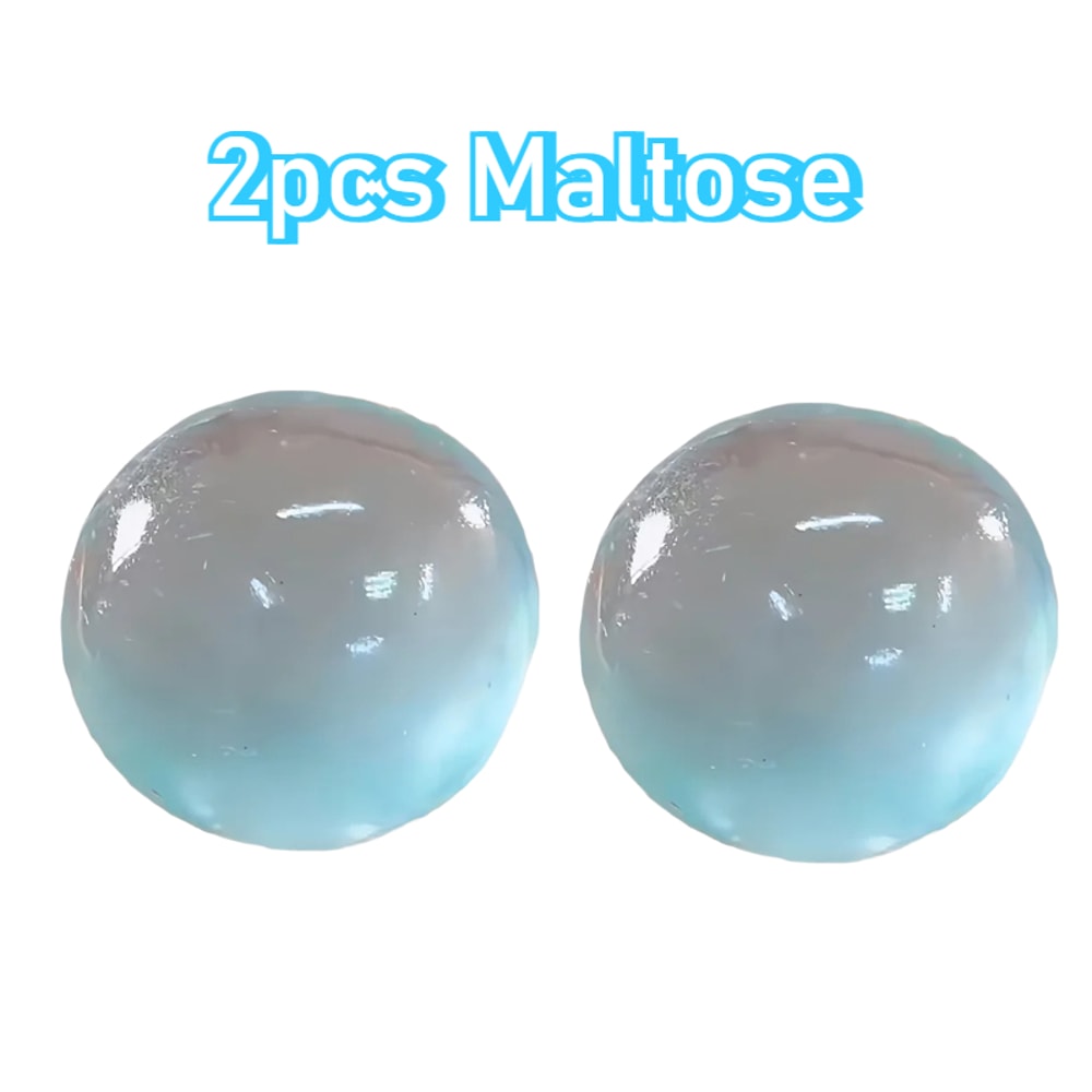 Blue Transparent Mochi Squishy Ball Anti Stress Fidget Toy Soft Quick Rebound 7