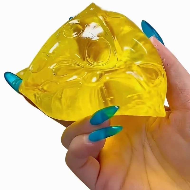 Honey Cheese Mochi Squishy Toy Soft Stress Relief Sensory Fidget