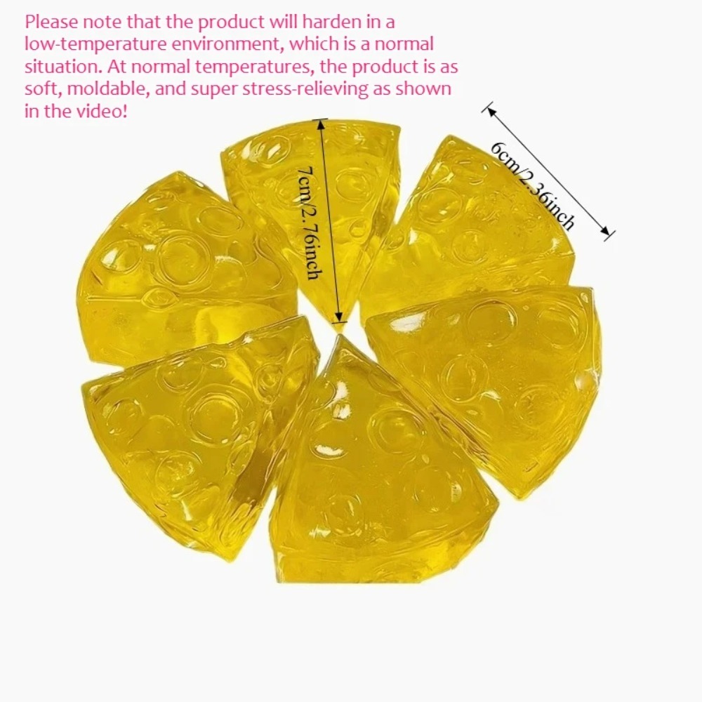 Honey Cheese Mochi Squishy Toy Soft Stress Relief Sensory Fidget