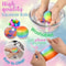Rainbow Stress Relief Balls Set Soft Sensory Fidget Toys for Kids Adults Anxiety Relief
