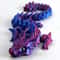 Articulated Magic Dragon Toy Flexible Desk Ornament Fidget Collectible