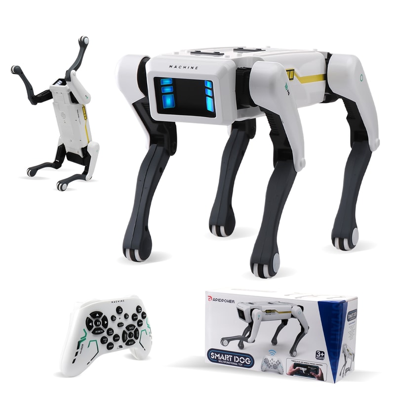 Smart AI Robot Dog Toy with Voice Interaction and App Control for Kids