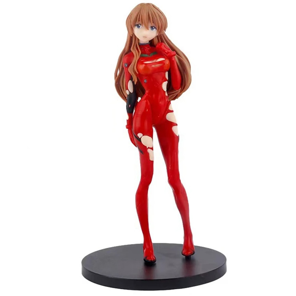 Evangelion Figure Set Rei Ayanami and Asuka Anime Collectible Desktop Display