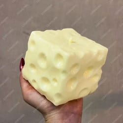 jumbo cheese stress ball squishy sensory fidget toy for relaxation