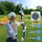 LED Light Up Kids Bow And Arrow Set With Target Quiver And Suction Arrows Outdoor Archery Toy 2