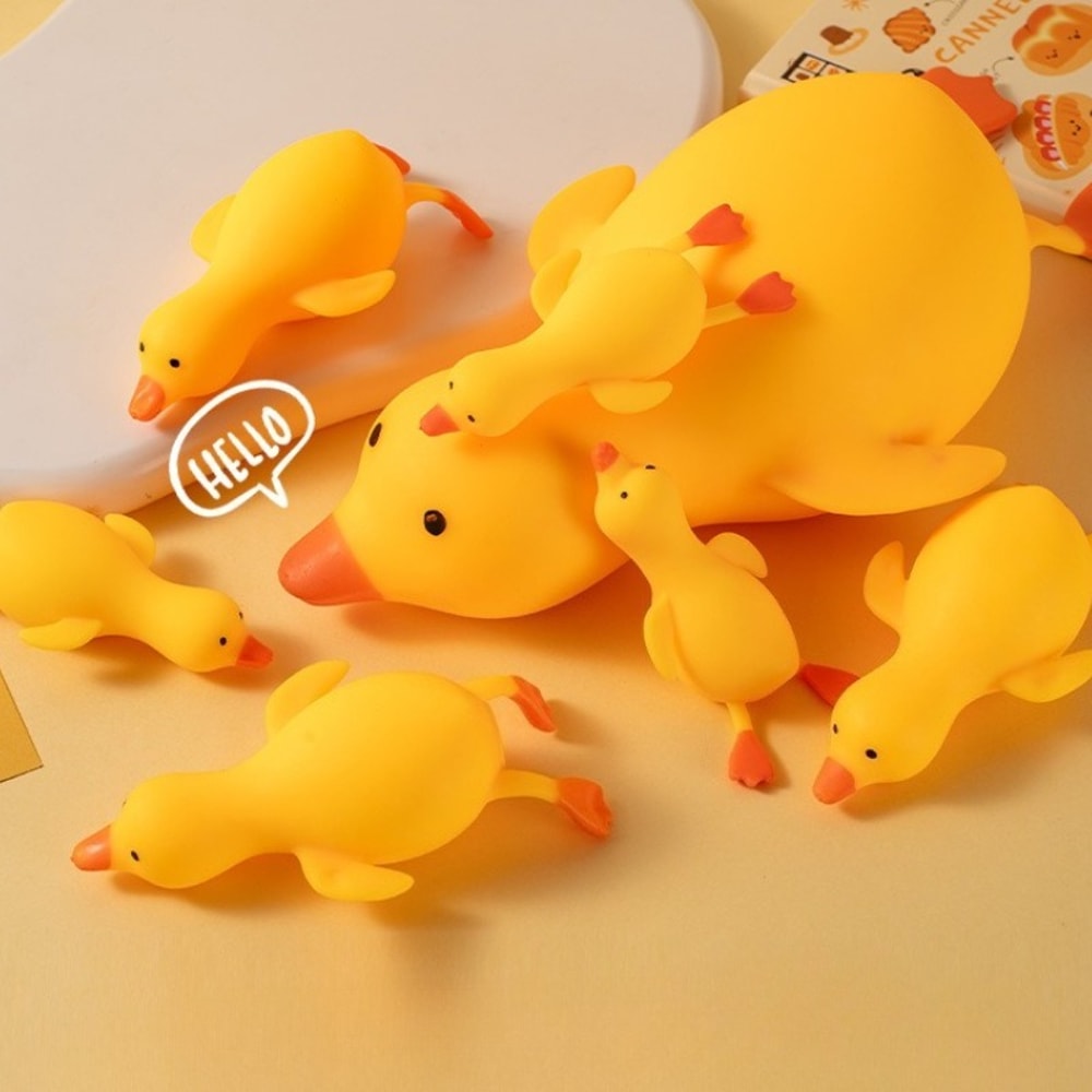 Cute Squishy Duck Stress Toy Soft Squeeze Fidget For Anxiety Relief 1