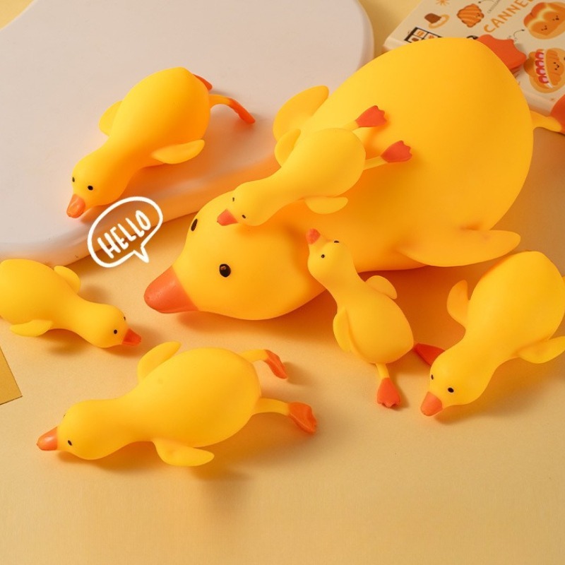 Cute Squishy Duck Stress Toy Soft Squeeze Fidget For Anxiety Relief 1