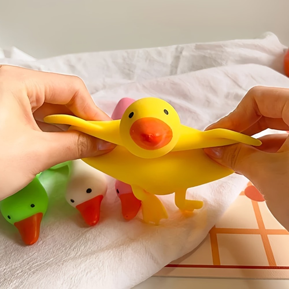 Cute Squishy Duck Stress Toy Soft Squeeze Fidget For Anxiety Relief 3