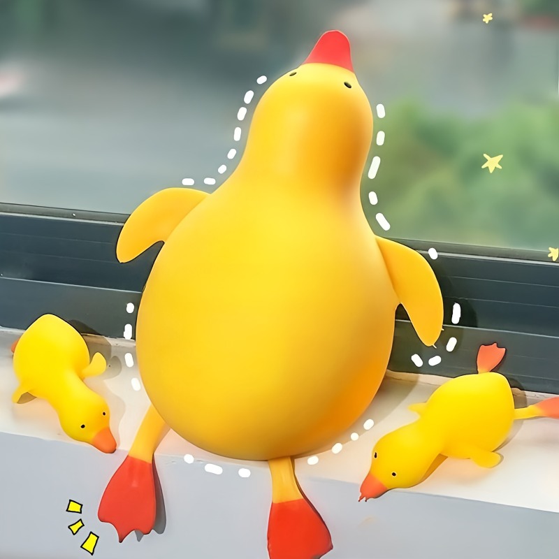 Cute Squishy Duck Stress Toy Soft Squeeze Fidget For Anxiety Relief 5