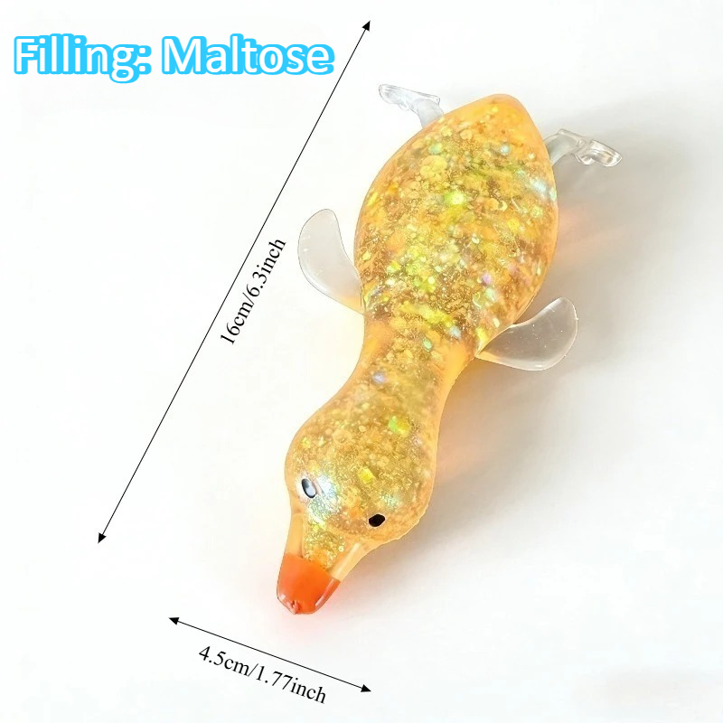 Cute Squishy Duck Stress Toy Soft Squeeze Fidget For Anxiety Relief 8