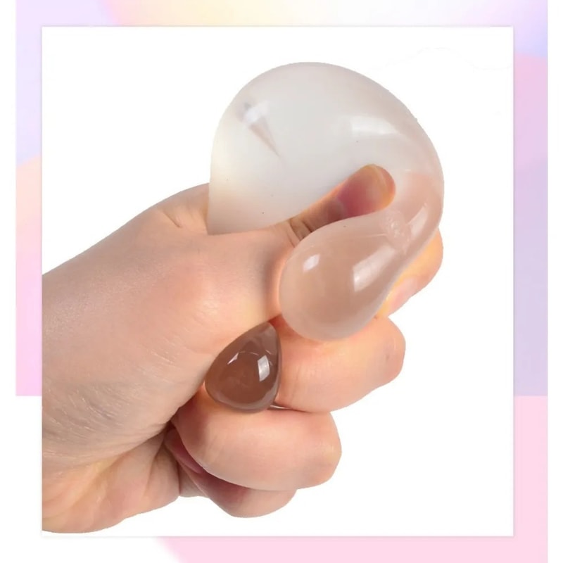 Heart Squeeze Stress Relief Toy Slow Rising Squishy for Anxiety and Focus