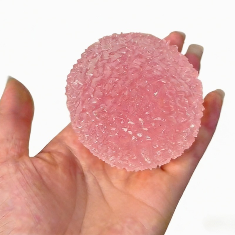 Stress Relief Squishy Ice Ball Fidget Toy Soft Mochi Squeeze for Anxiety & Hand Therapy