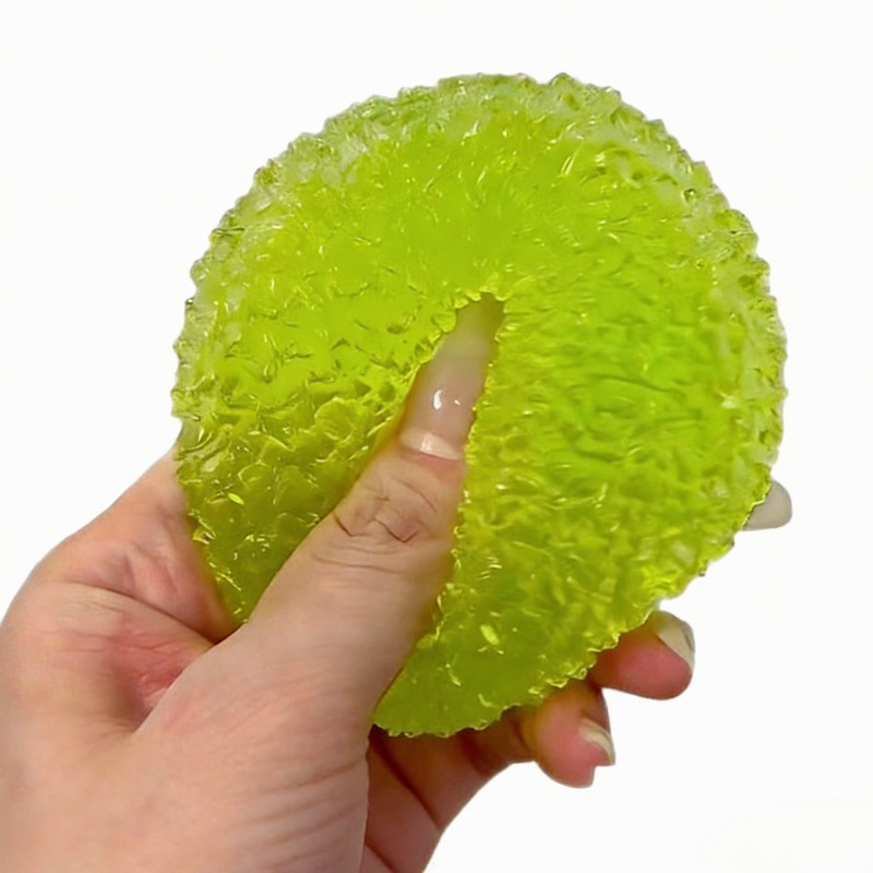 Stress Relief Squishy Ice Ball Fidget Toy Soft Mochi Squeeze for Anxiety & Hand Therapy