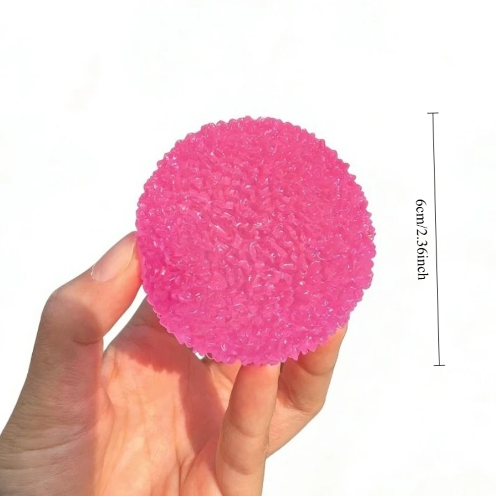 Stress Relief Squishy Ice Ball Fidget Toy Soft Mochi Squeeze for Anxiety & Hand Therapy