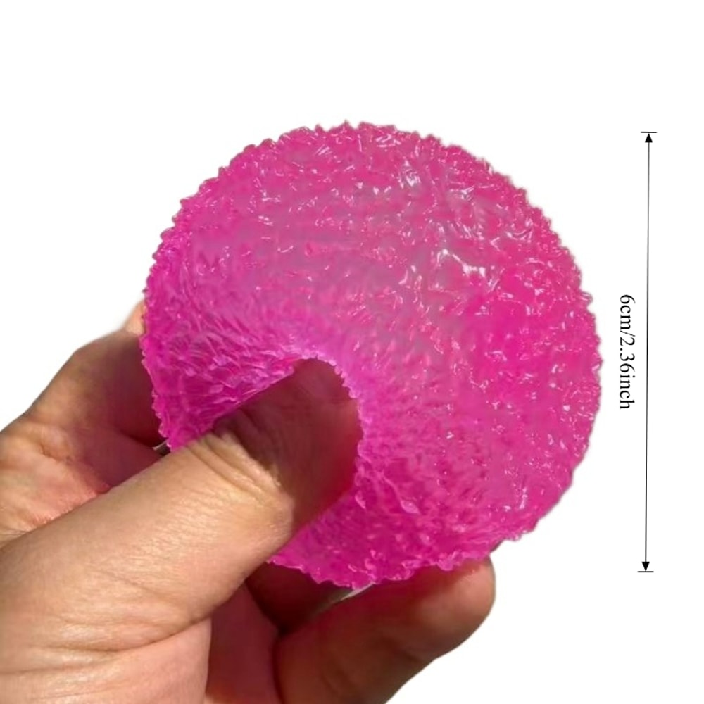 Stress Relief Squishy Ice Ball Fidget Toy Soft Mochi Squeeze for Anxiety & Hand Therapy