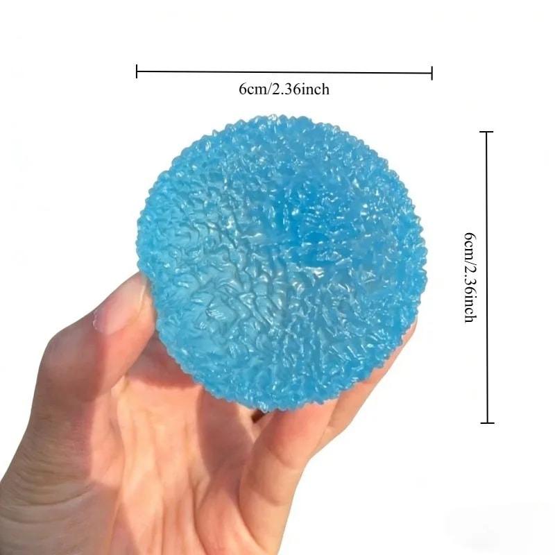 Stress Relief Squishy Ice Ball Fidget Toy Soft Mochi Squeeze for Anxiety & Hand Therapy
