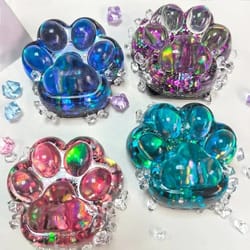 kawaii cat paw squishy stress relief toy cute sensory fidget for kids and adults