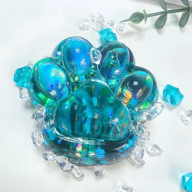 Kawaii Cat Paw Squishy Stress Relief Toy Cute Sensory Fidget for Kids and Adults