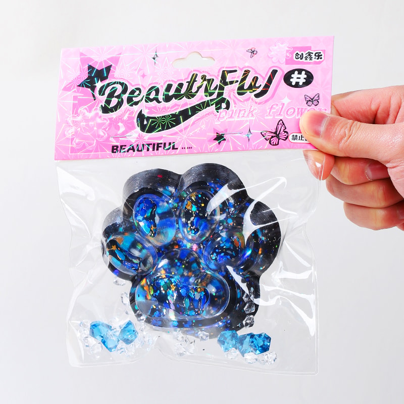 Kawaii Cat Paw Squishy Stress Relief Toy Cute Sensory Fidget for Kids and Adults