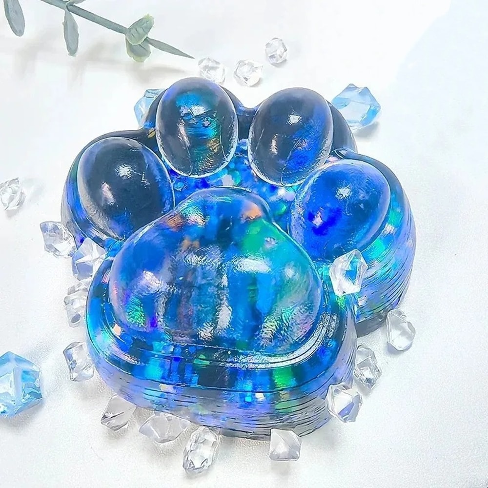 Kawaii Cat Paw Squishy Stress Relief Toy Cute Sensory Fidget for Kids and Adults