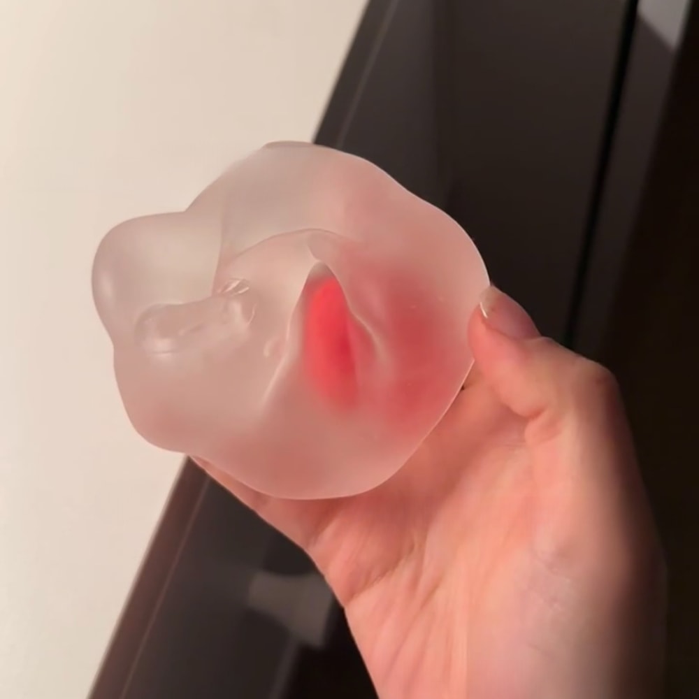 Strawberry Mochi Stress Relief Toy Cute Slow Rebound Squeeze Fidget Toy 3