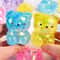 Glitter Bear Squishy Stress Relief Toy Cute Bear Fidget Squeeze for Anxiety Relief