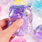 Glitter Bear Squishy Stress Relief Toy Cute Bear Fidget Squeeze for Anxiety Relief