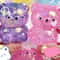 Glitter Bear Squishy Stress Relief Toy Cute Bear Fidget Squeeze for Anxiety Relief
