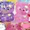 Glitter Bear Squishy Stress Relief Toy Cute Bear Fidget Squeeze for Anxiety Relief