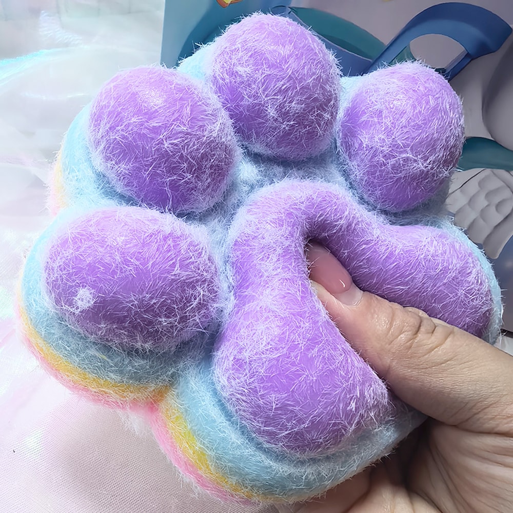 Cat Paw Squishy Stress Relief Toy Slow Rebound Fidget Squeeze Toy