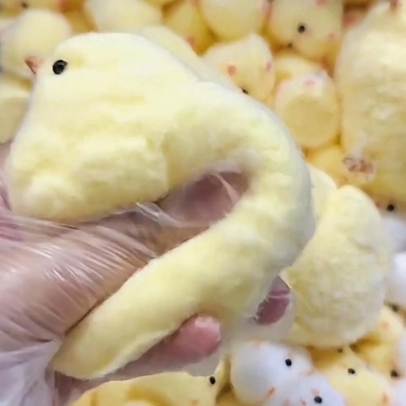 Ultra Soft Chick Squishy Toy Stress Relief Silicone Fidget for Kids & Adults