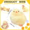 Ultra Soft Chick Squishy Toy Stress Relief Silicone Fidget for Kids & Adults