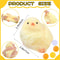 Ultra Soft Chick Squishy Toy Stress Relief Silicone Fidget for Kids & Adults