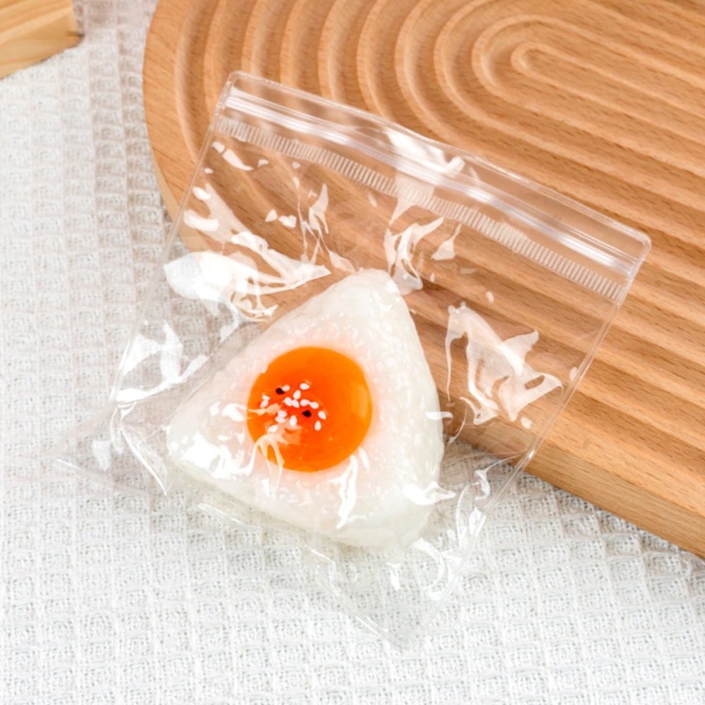 Kawaii Egg Yolk Squishy Stress Toy Silicone Fidget for Anxiety Relief & Focus