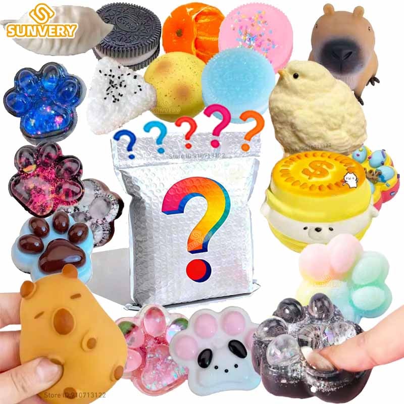 Cat Paw Squishy Mystery Blind Bag Stress Relief Fidget Toy
