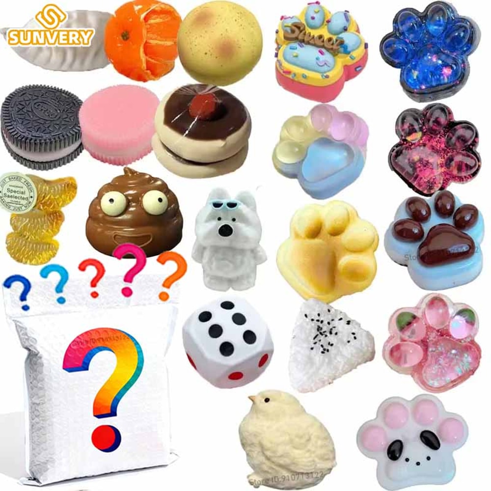 Cat Paw Squishy Mystery Blind Bag Stress Relief Fidget Toy