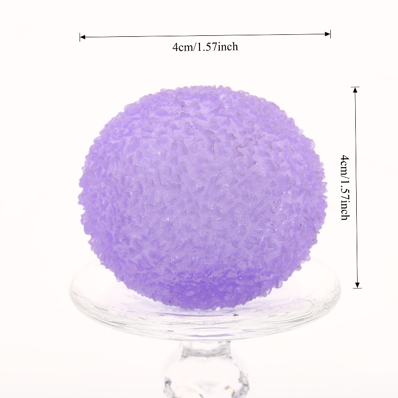 Crystal Clear Stress Relief Squishy Ball Slow Rebound Sensory Fidget Toy 3