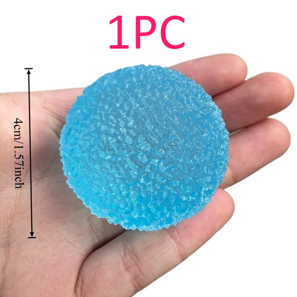 Crystal Clear Stress Relief Squishy Ball Slow Rebound Sensory Fidget Toy 7