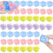 Mini Ice Cube Squishy Set Transparent Stress Relief Squeeze Toys for Kids and Adults