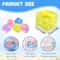 Mini Ice Cube Squishy Set Transparent Stress Relief Squeeze Toys for Kids and Adults