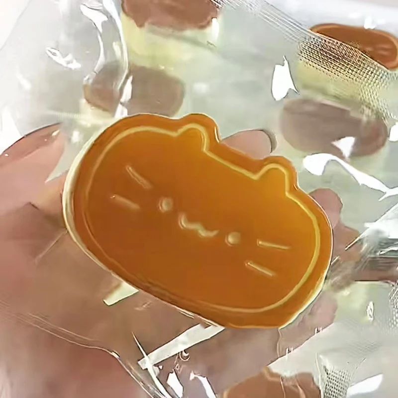 Pudding Cat Mochi Squishy Toy Soft Kawaii Stress Relief Squeeze Ball 6