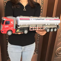 high torque remote control dump truck heavy duty rc construction trailer toy