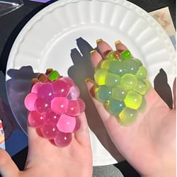 squishy grapes fidget toy for stress relief & sensory play
