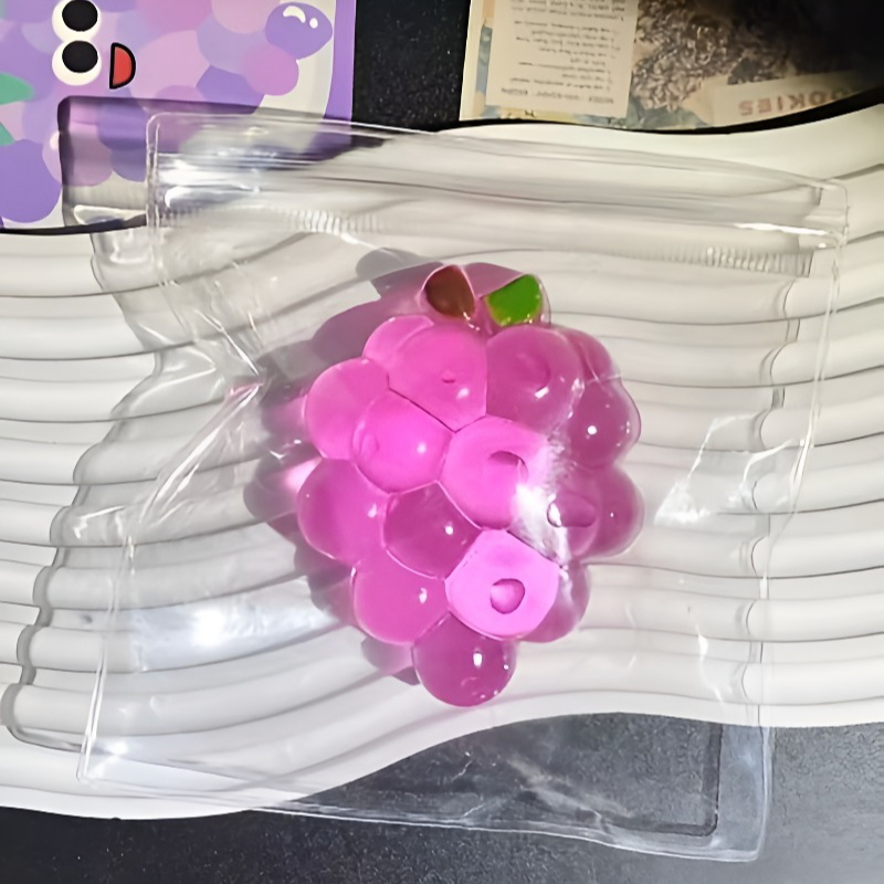 Squishy Grapes Fidget Toy For Stress Relief Sensory Play 5