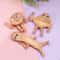 Kawaii Wooden Stick Man Fidget Toy Stress Relief Squeeze Collectible Fun 5